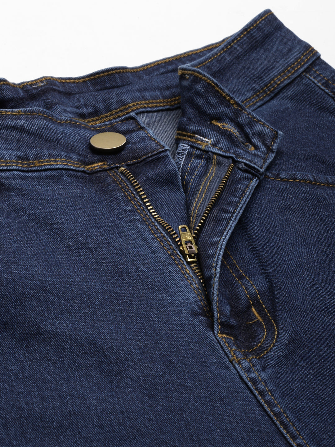 Women's Blue Regular Fit Denim Jeans