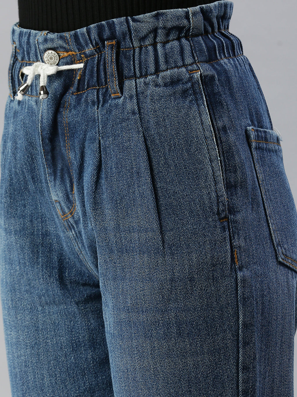 Women's Blue High-Rise Jeans