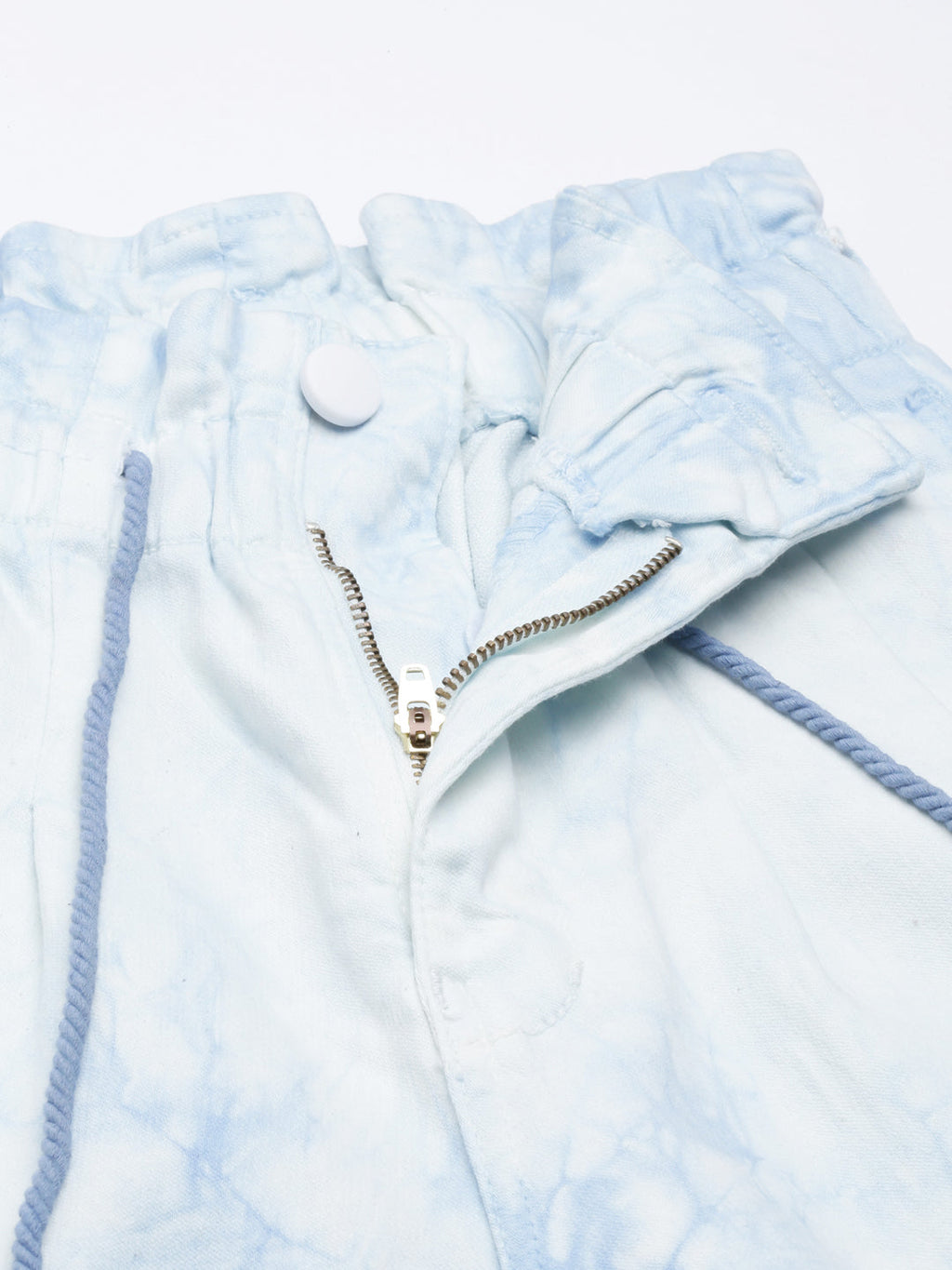 Women's Blue Heavy Fade Acid Wash Mom Fit Denim Jeans