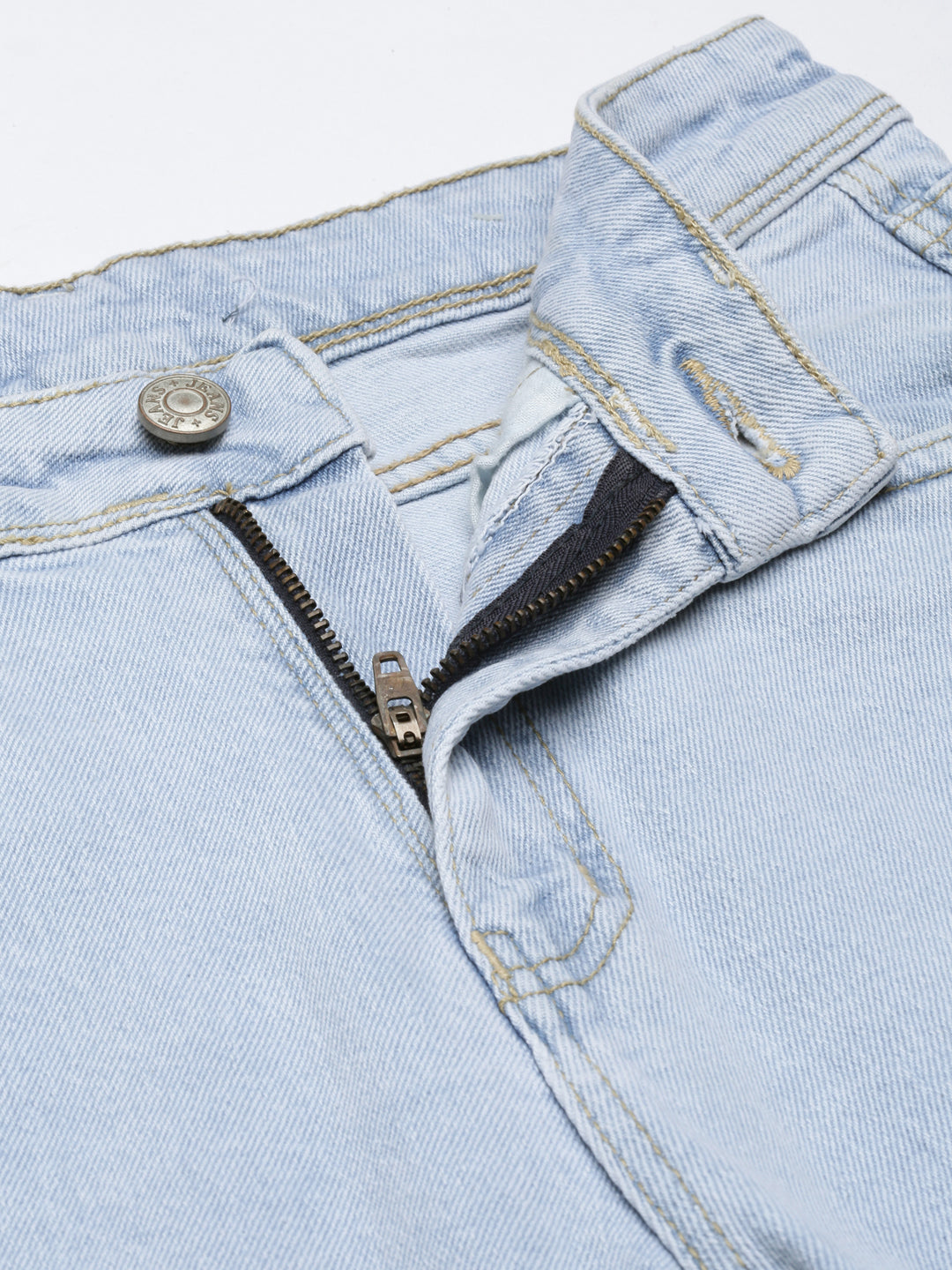 Women's Blue Clean Look Mid-Rise Bootcut Jeans