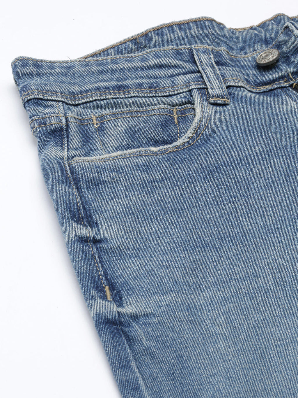 Women's Blue Solid Bootcut Denim Jeans