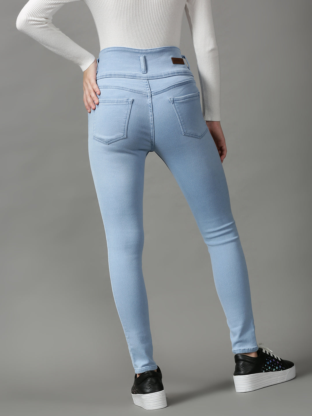 Women's Blue Skinny Fit Stretchable Denim Jeans