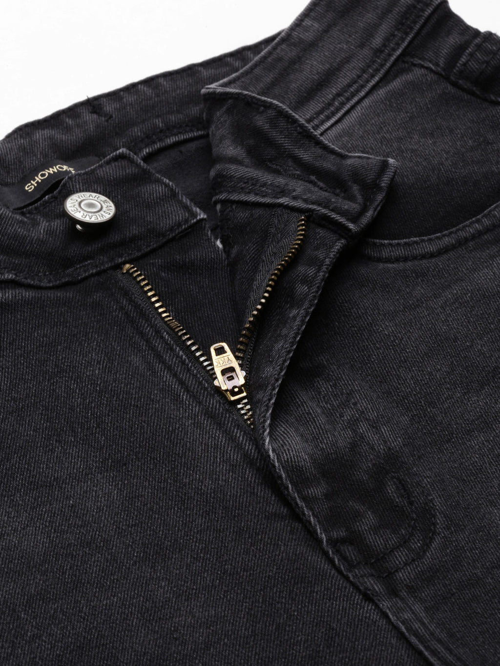 Women's Black Light Fade High-Rise Denim Jeans