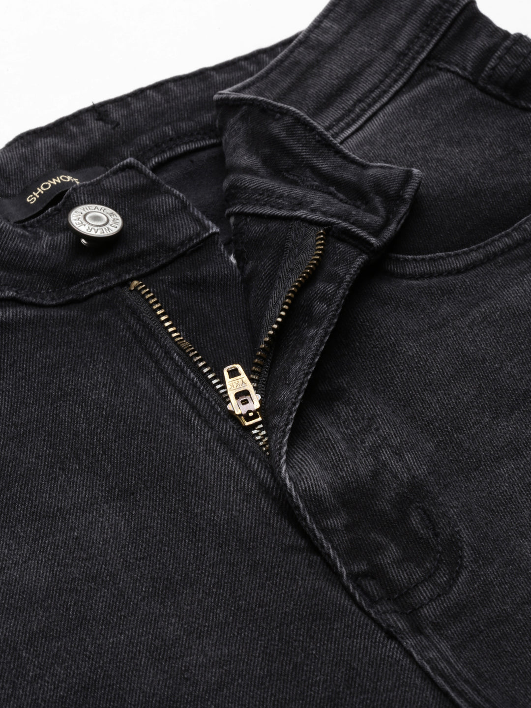 Women's Black Light Fade High-Rise Denim Jeans