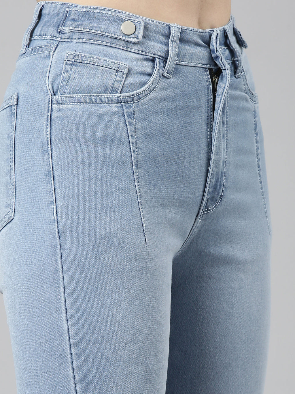 Women's Blue Jean Light Fade Denim Jeans