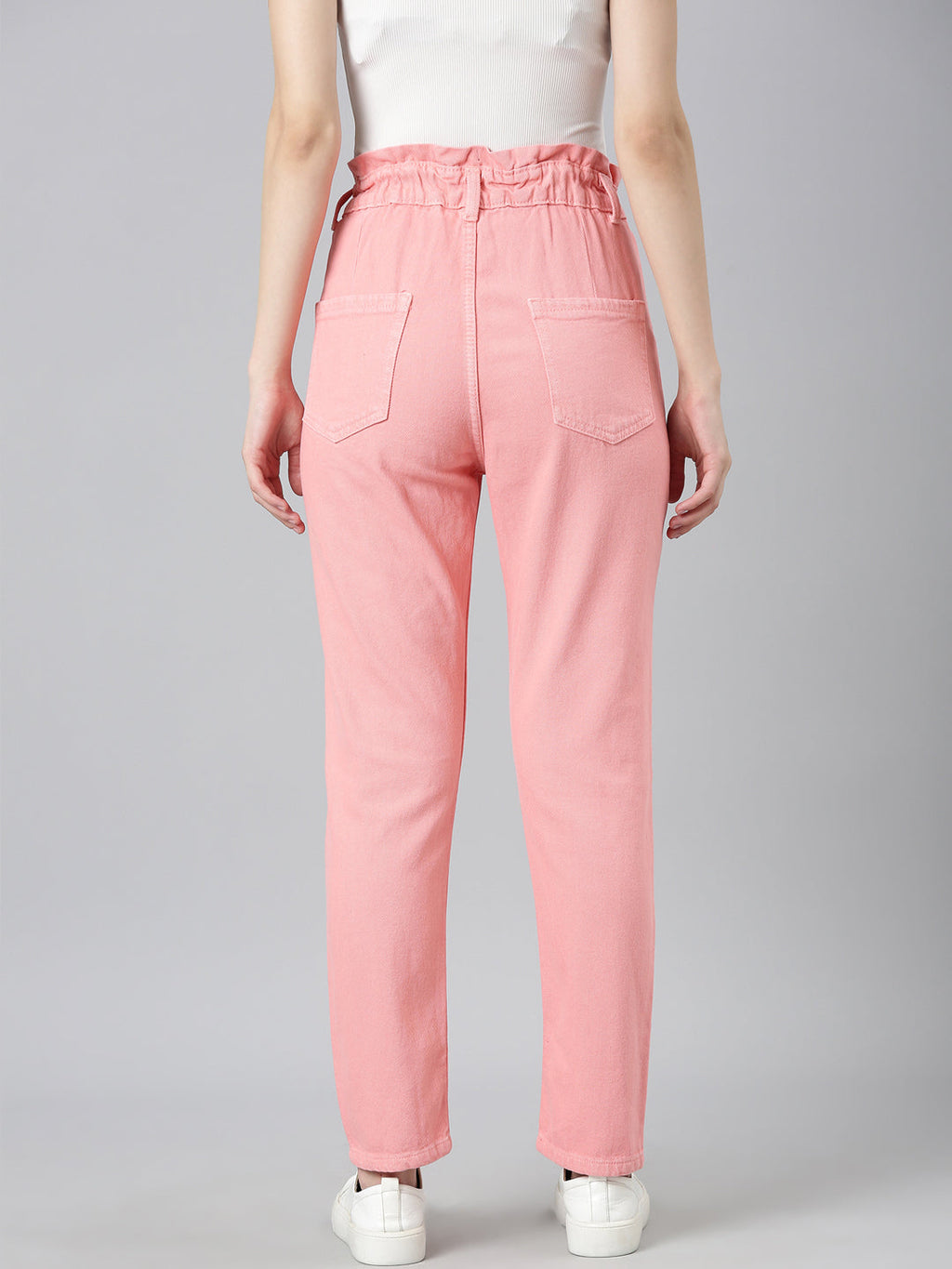 Women's Coral Cotton Regular Fit Jeans