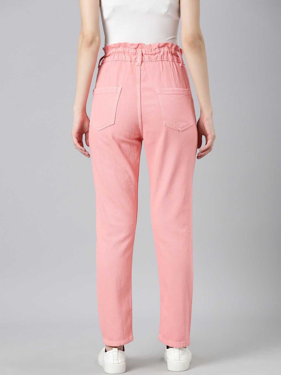 Women's Coral Cotton Regular Fit Jeans
