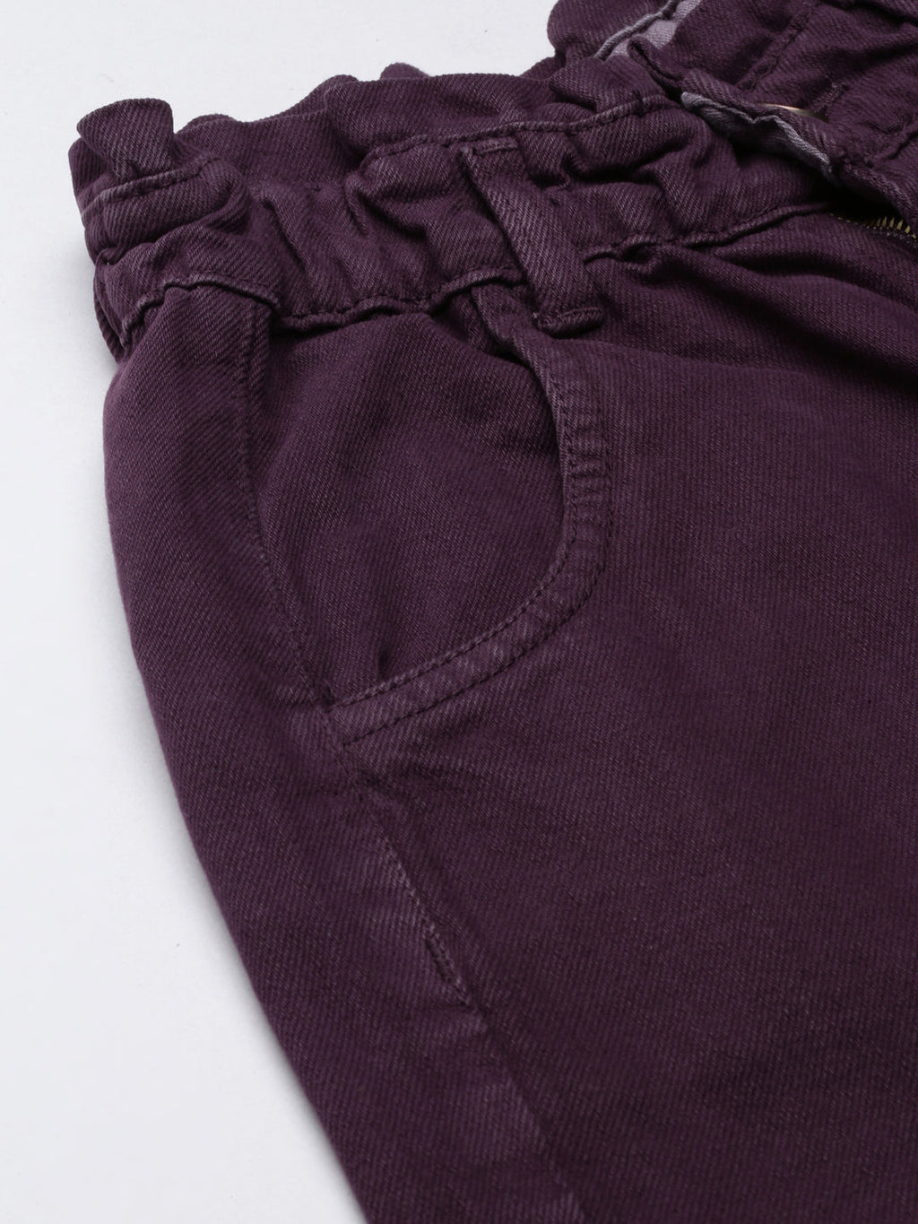 Women's Purple High Rise Denim Jeans