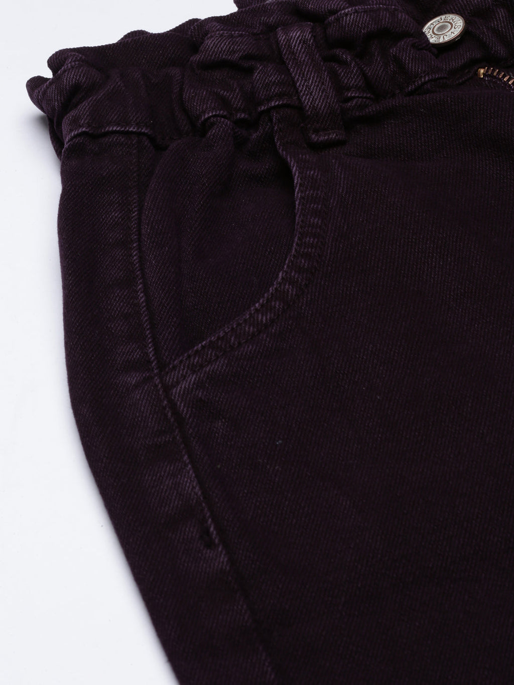 Women's Violet Clean Look Acid Wash Mom Fit Denim Jeans