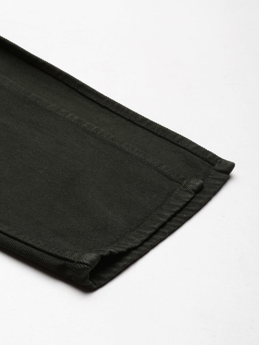 Women's Olive High-Rise Dark Shade Denim Jeans