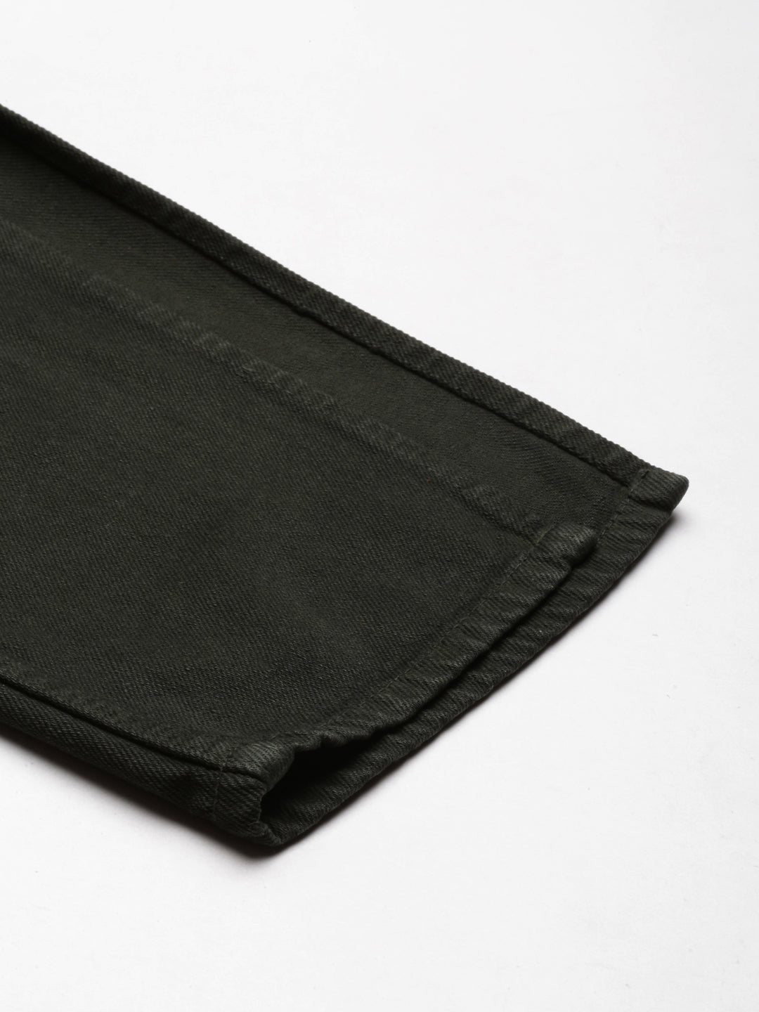 Women's Olive High-Rise Dark Shade Denim Jeans