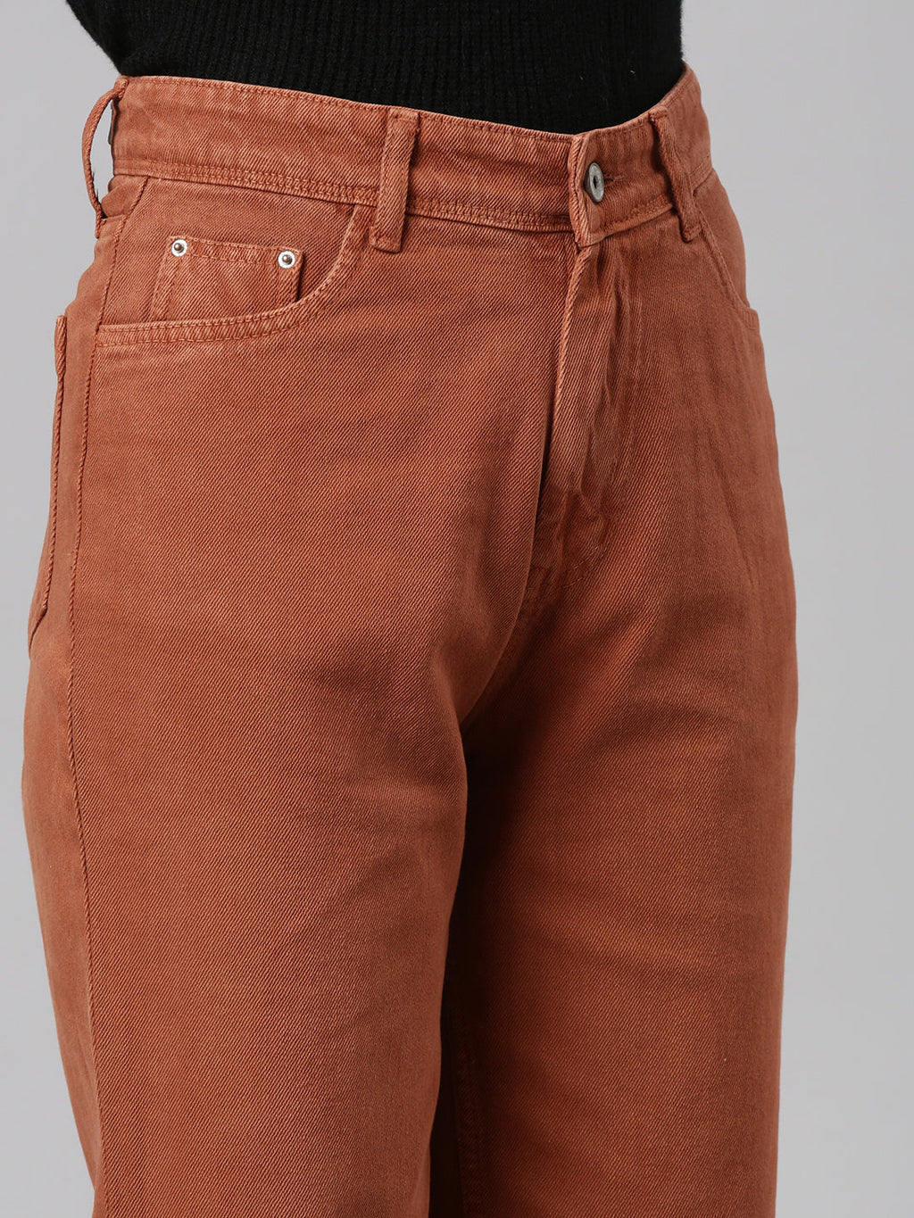 Women's Rust Jean Straight Fit Mid-Rise Stretchable Jeans