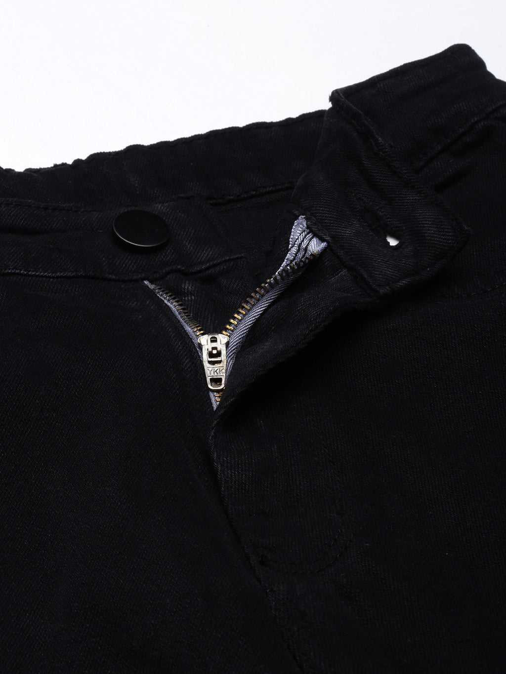 Women's Black Straight Fit Stretchable Jeans