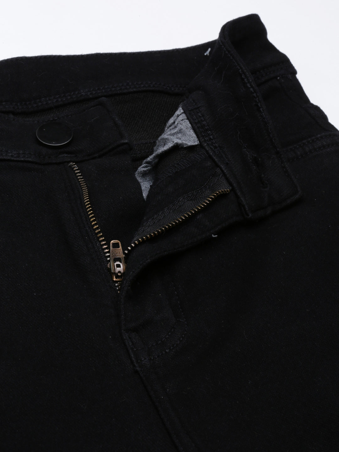 Women's Black Mid Rise Clean Look Skinny Fit Denim Jeans