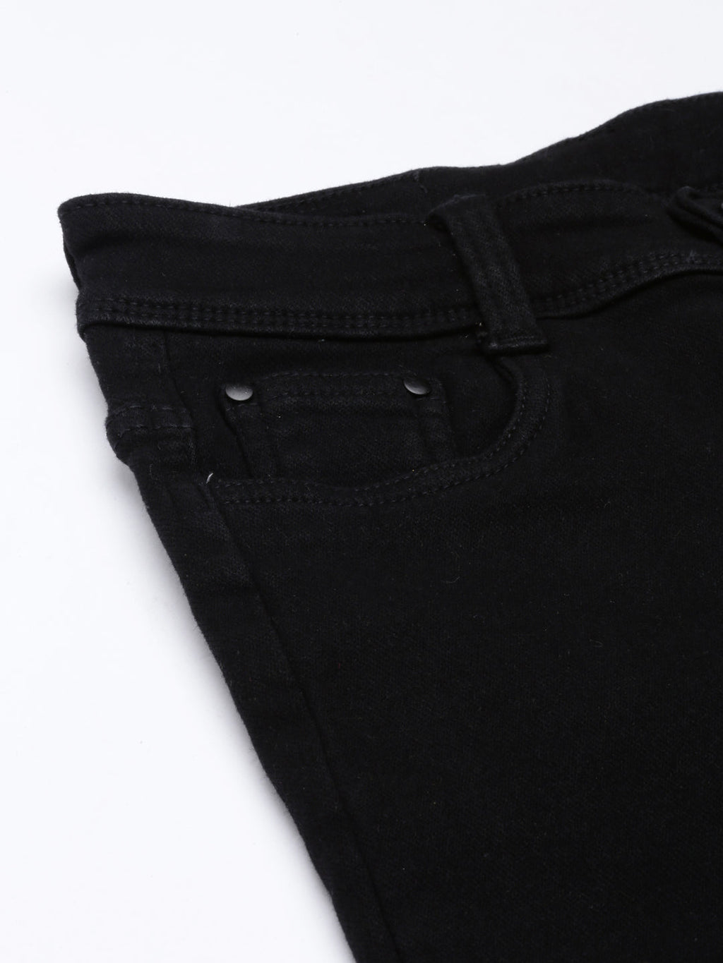 Women's Black Mid Rise Clean Look Skinny Fit Denim Jeans