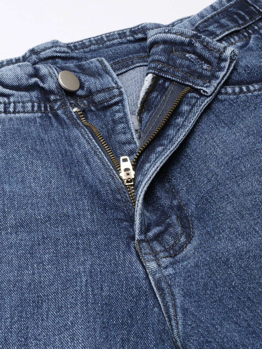 Women's Blue Straight Fit Light Fade Jeans