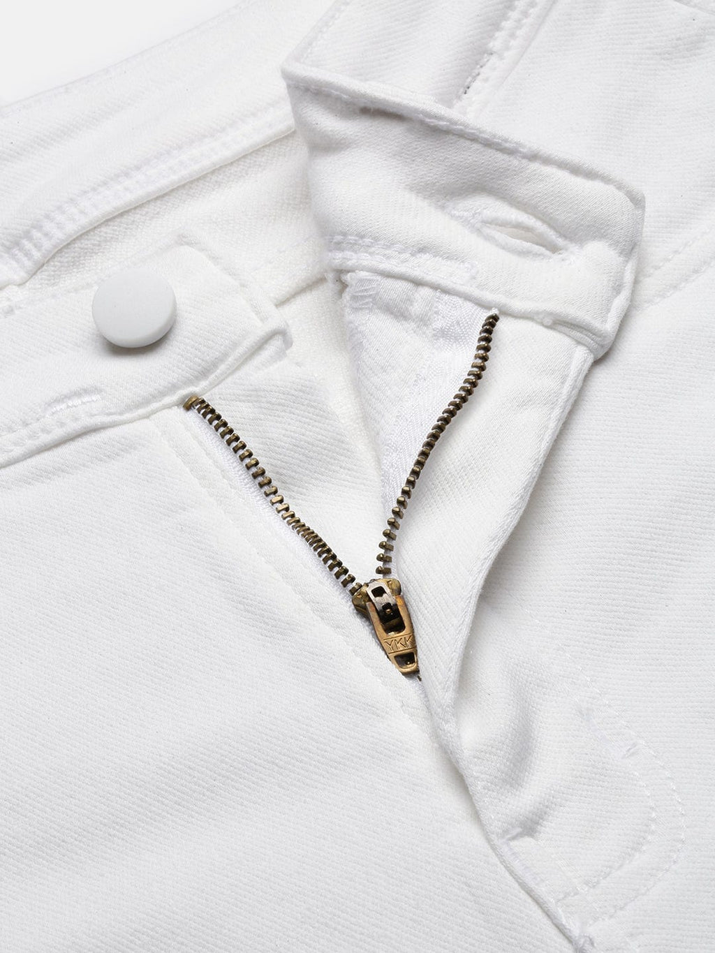 Women's White Comfort Bootcut Stretchable Jeans