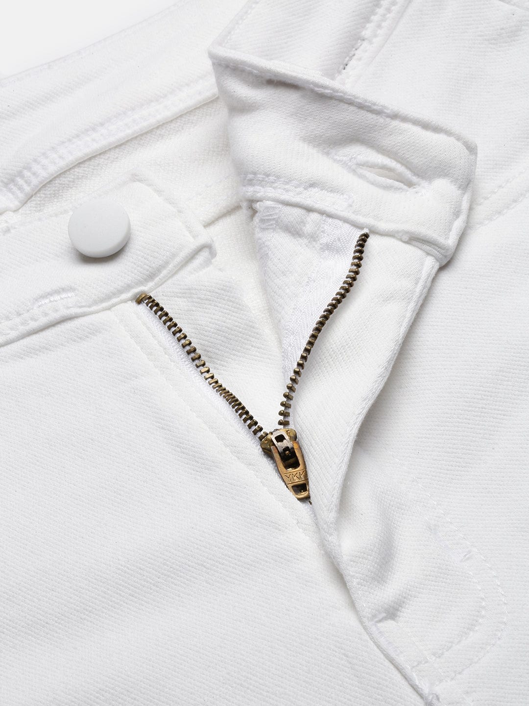 Women's White Comfort Bootcut Stretchable Jeans