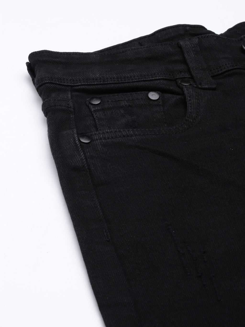 Women's Black Mid Rise Boyfriend Fit Cropped Jeans