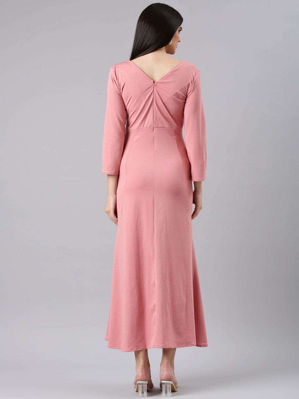 Women's Peach Bodycon Dress