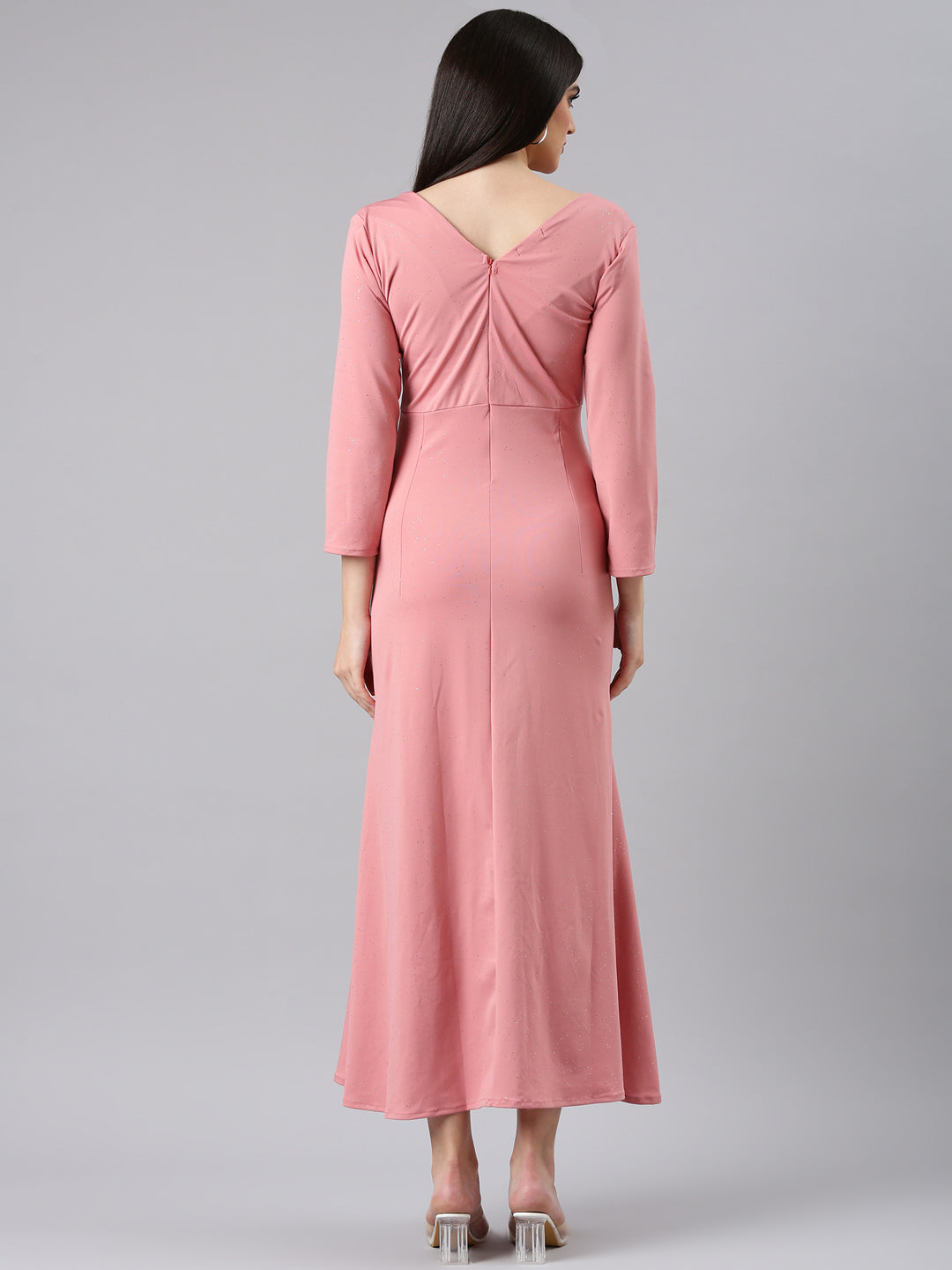 Women's Peach Bodycon Dress