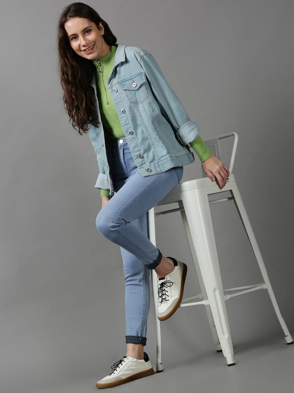 Women's Blue Regular Fit Stretchable Denim Jeans