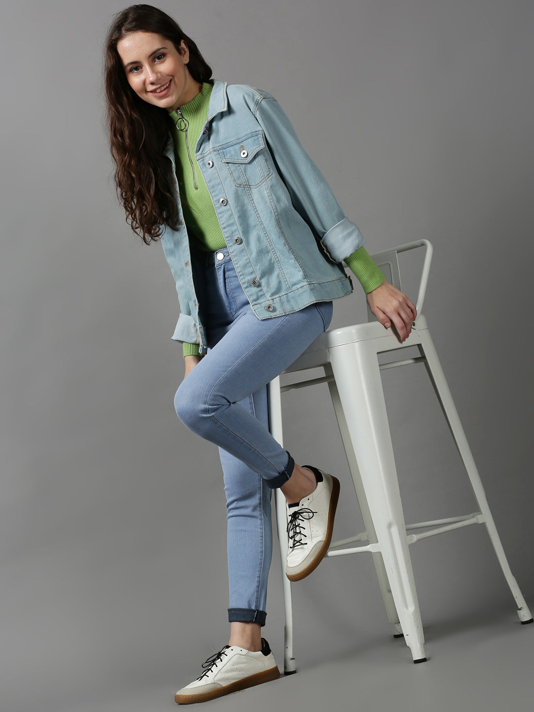 Women's Blue Regular Fit Stretchable Denim Jeans