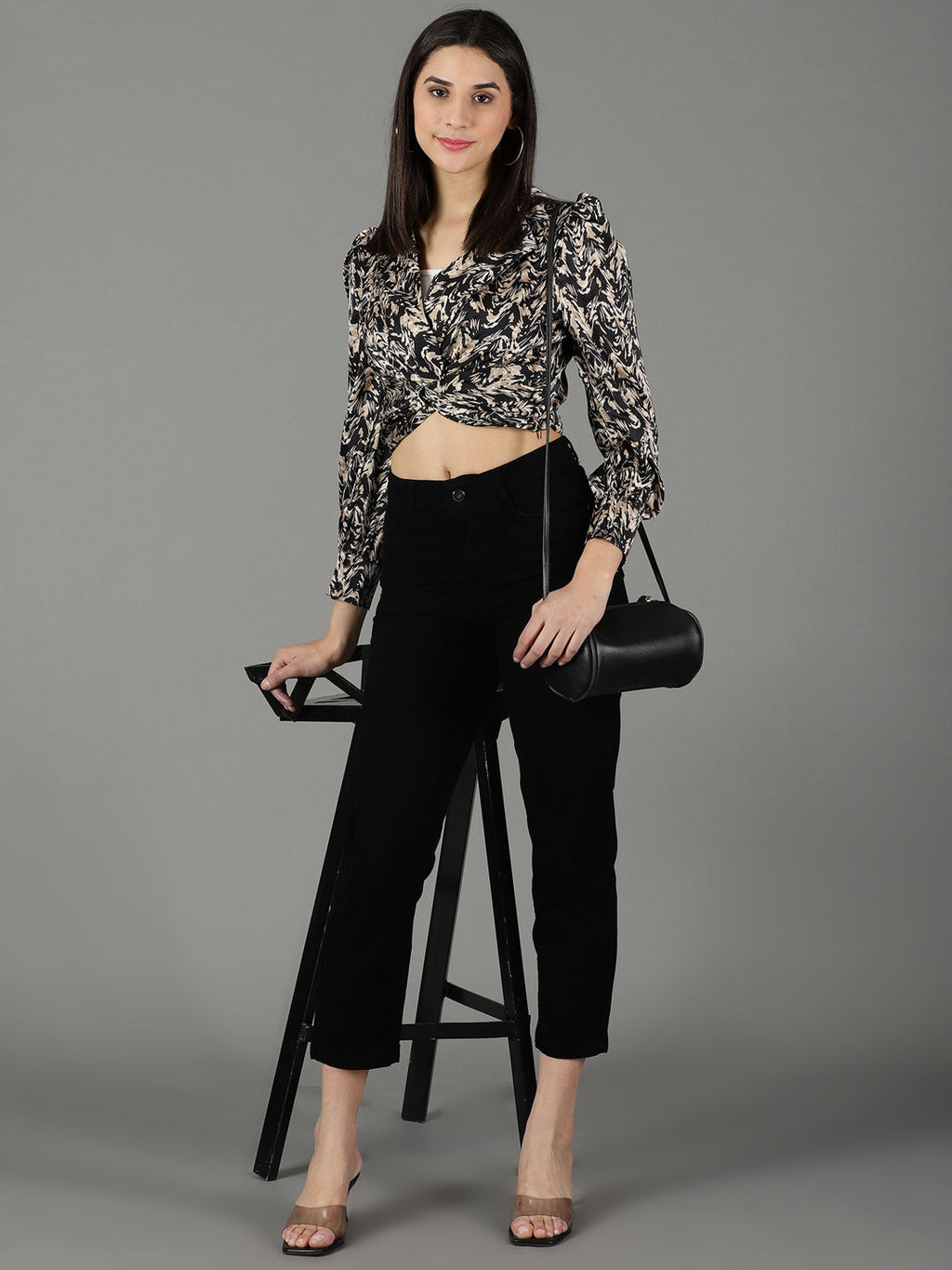 Women's Black High-Rise Mom Fit Jeans