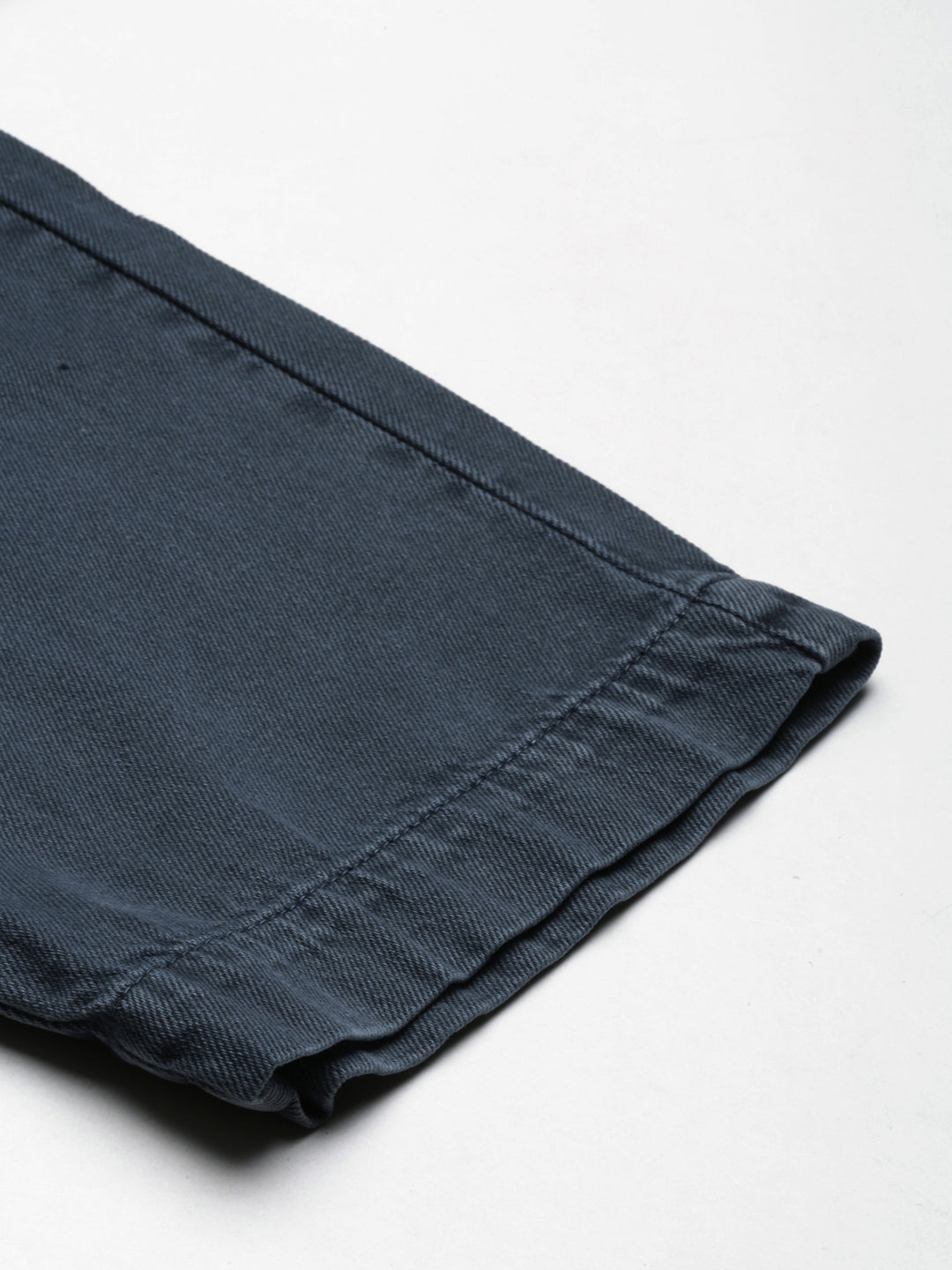 Women's Grey High-Rise Cotton Wide Leg Denim Jeans