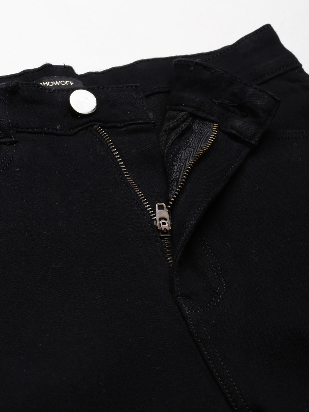 Women's Black Jean Wide Leg High-Rise Denim Jeans