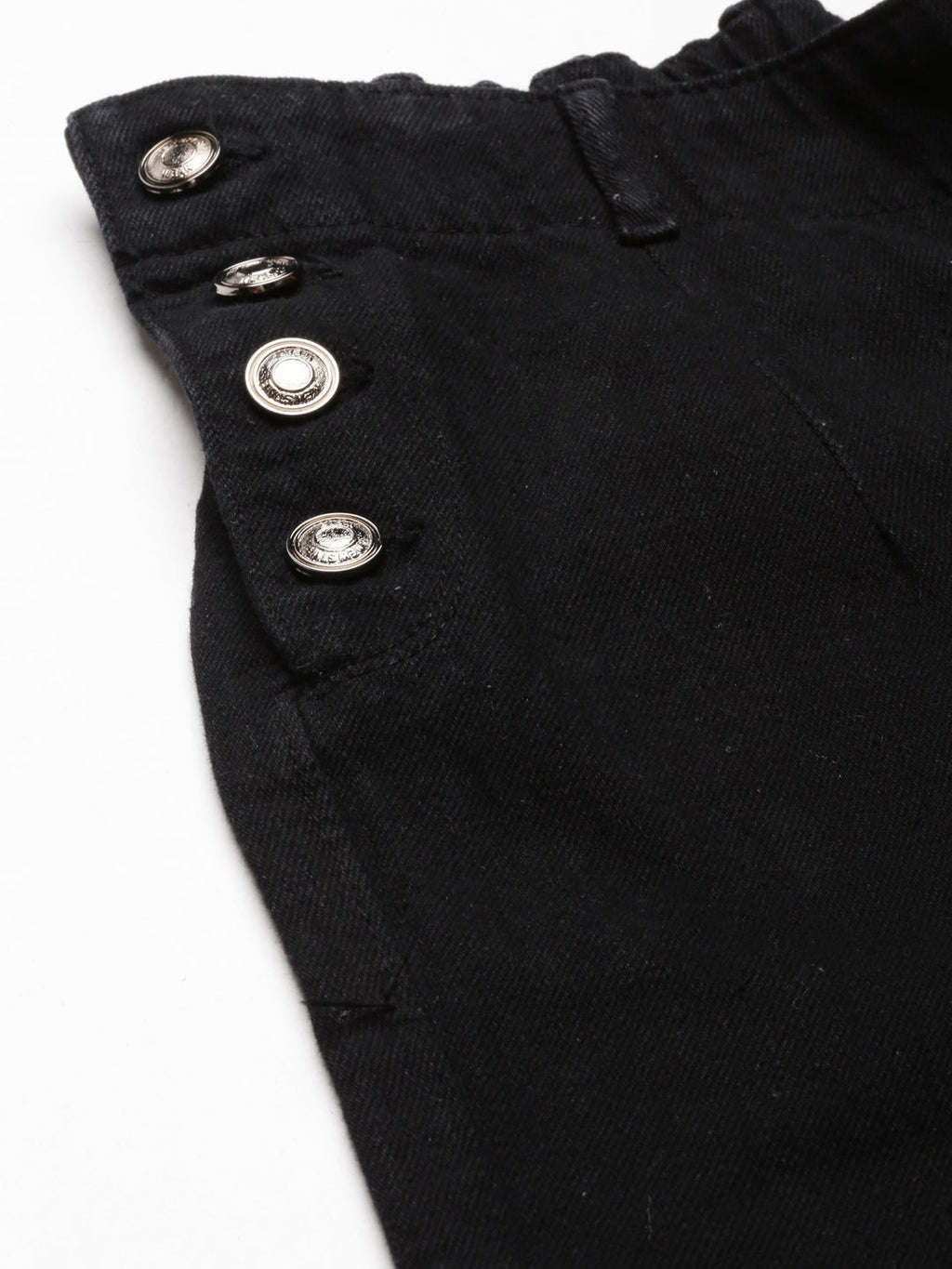 Women's Black Jean Straight Fit Denim Jeans