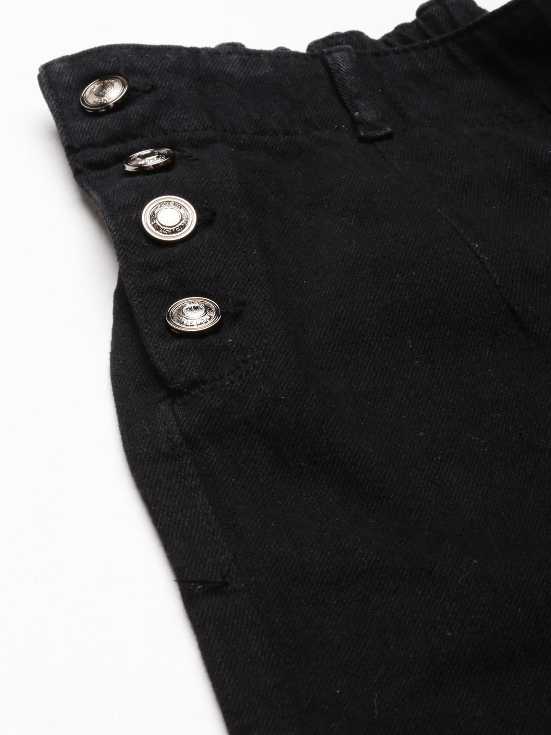 Women's Black Jean Straight Fit Denim Jeans