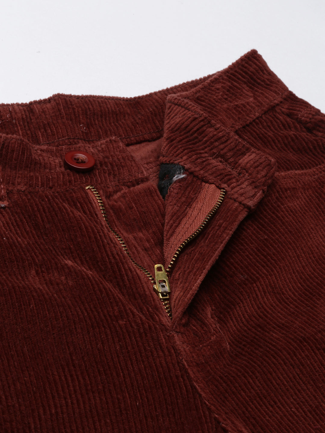 Women's Rust Solid Parallel Trouser