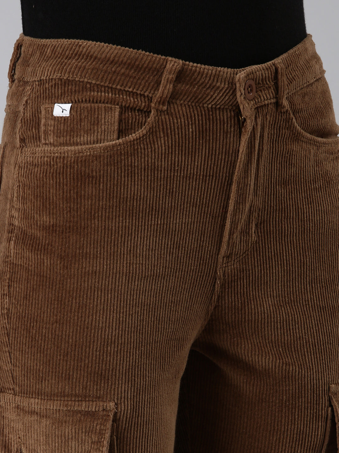 Women's Coffee Brown Solid Joggers