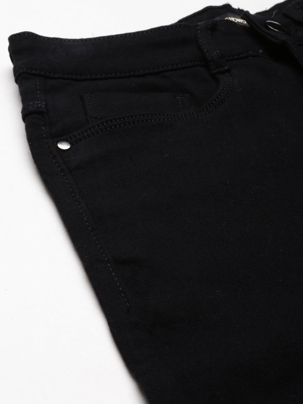 Women's Black Jean Acid Wash Wide Leg Mid-Rise Denim Jeans