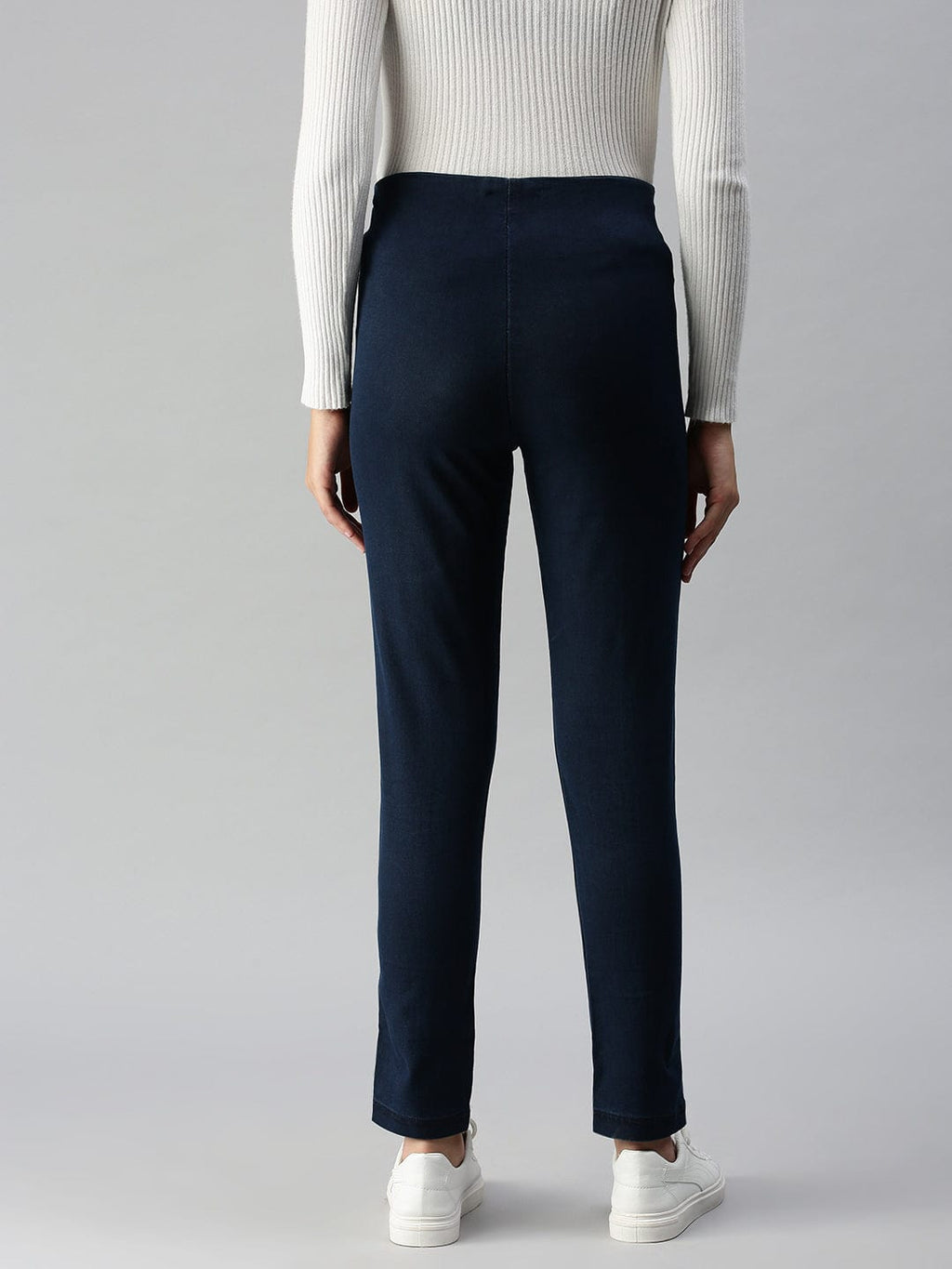 Women's Blue Super Skinny Fit High-Rise Light Fade Stretchable Jeans