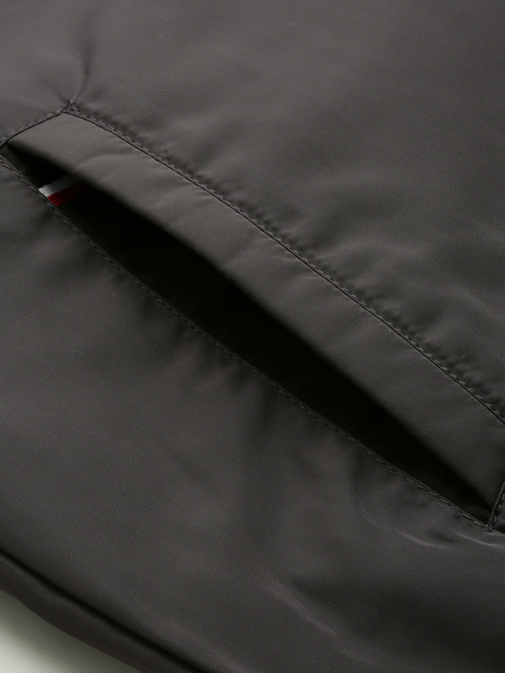 Men's Grey Mock Collar Bomber Jacket