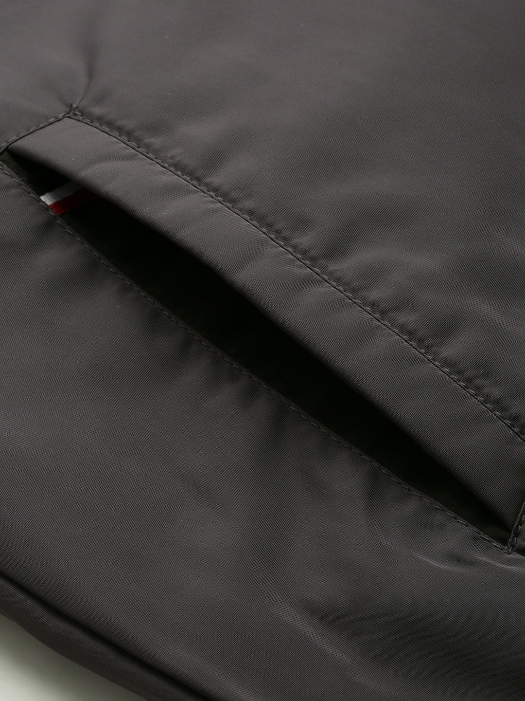 Men's Grey Mock Collar Bomber Jacket