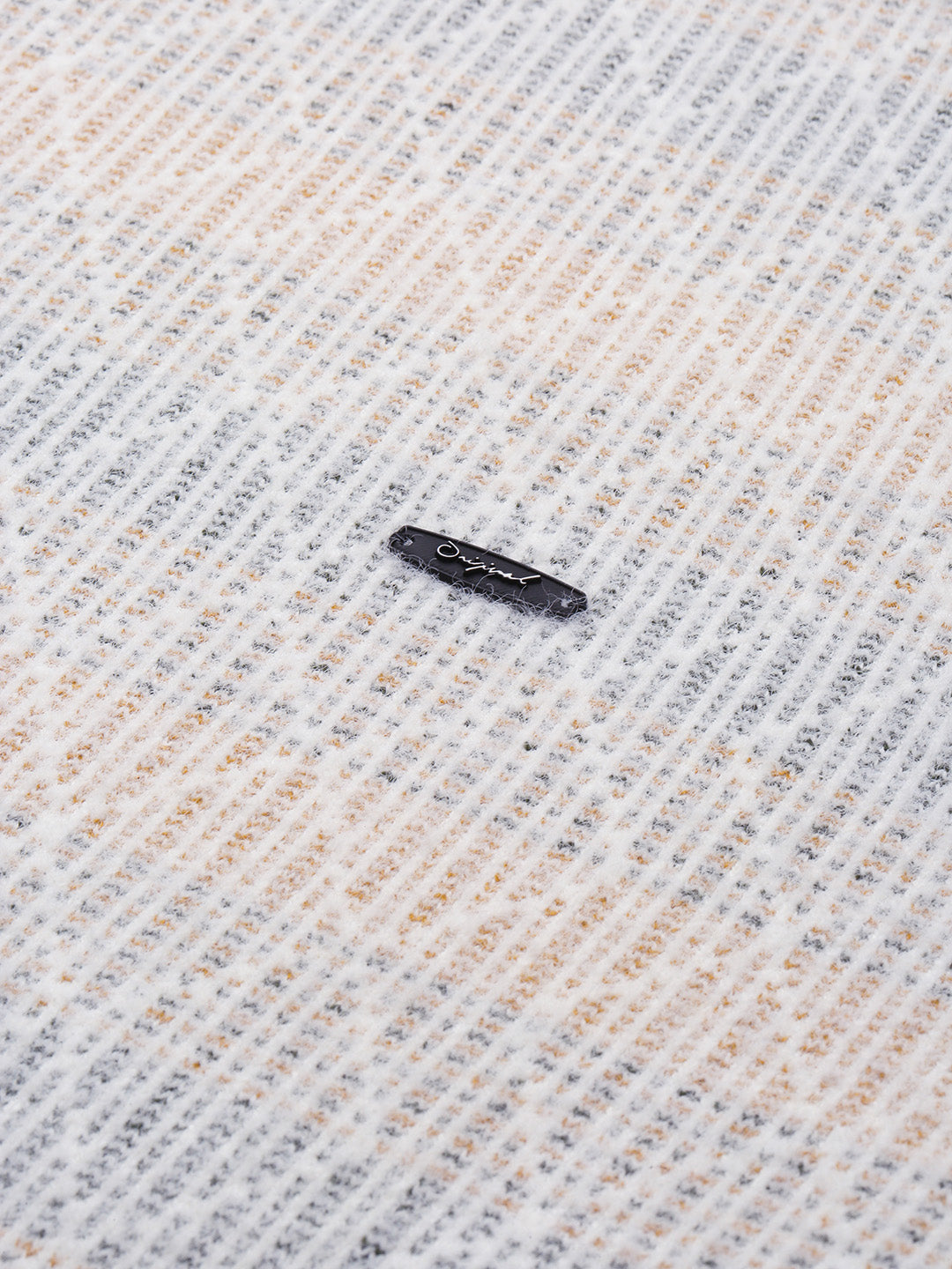 Men's Grey Geometric Sweater