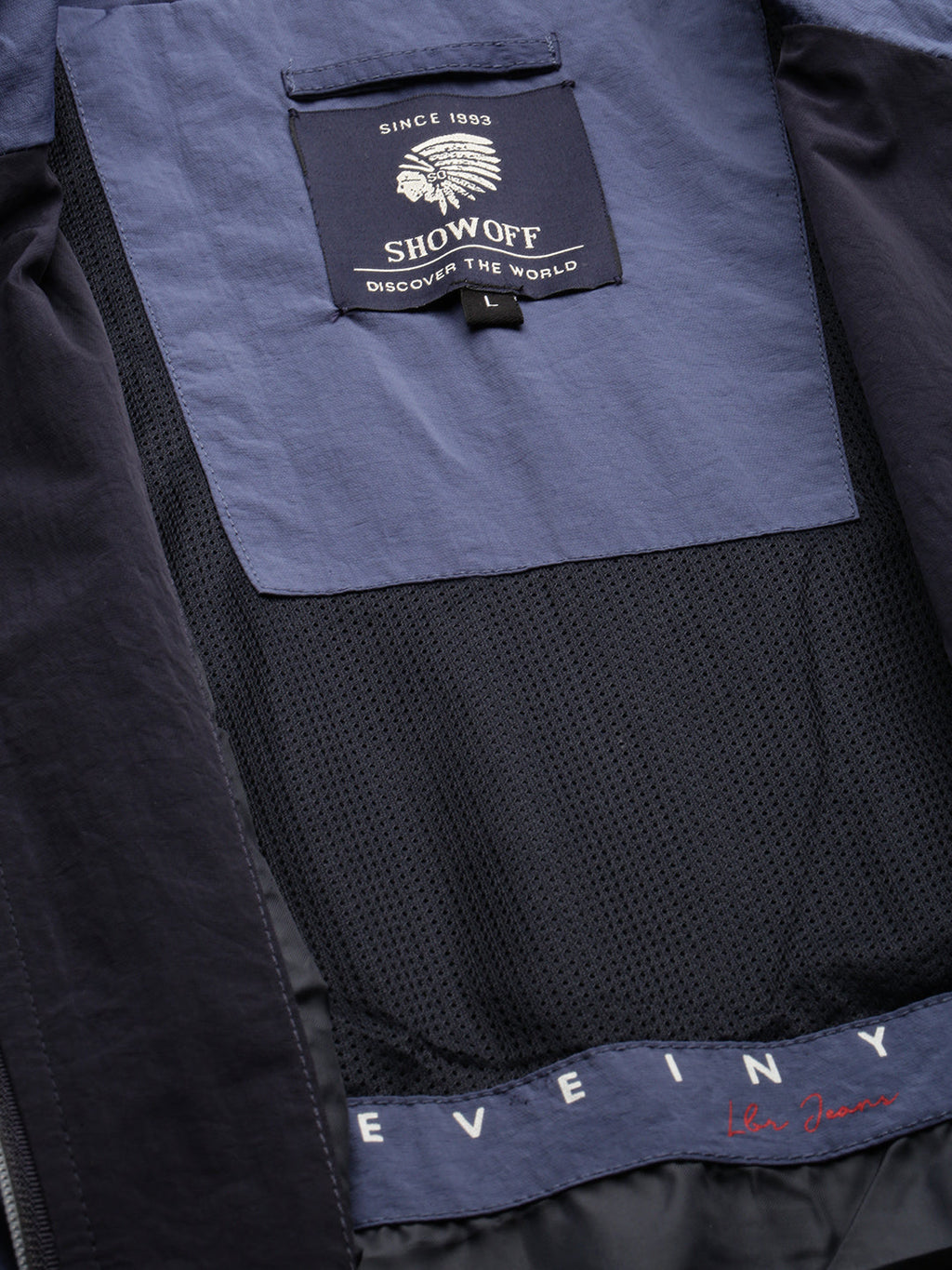 Men's Blue Colourblock Casual Bomber Jackets