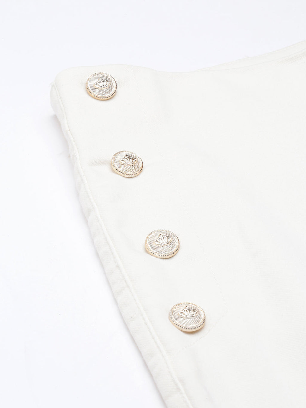 Women's Off White Slim Fit Stretchable Denim Jeans