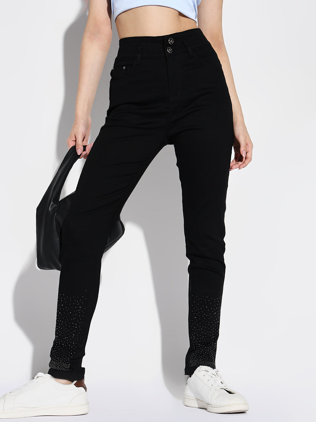 Women's Black Skinny Fit Stretchable Comfort Jeans