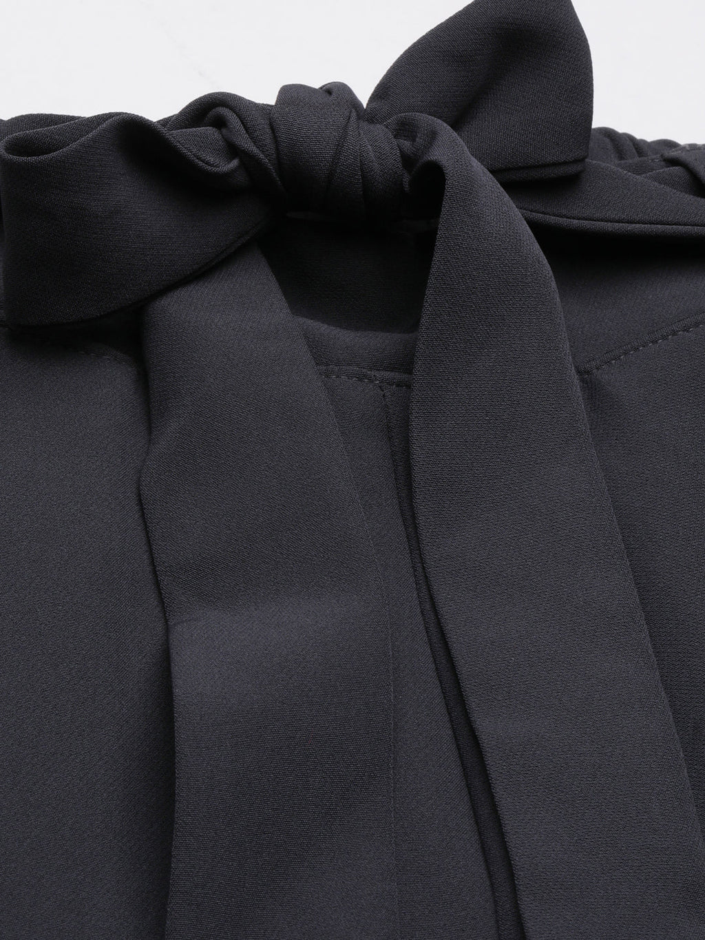 Women's Grey Relaxed Straight Fit Cotton Parallel Trousers