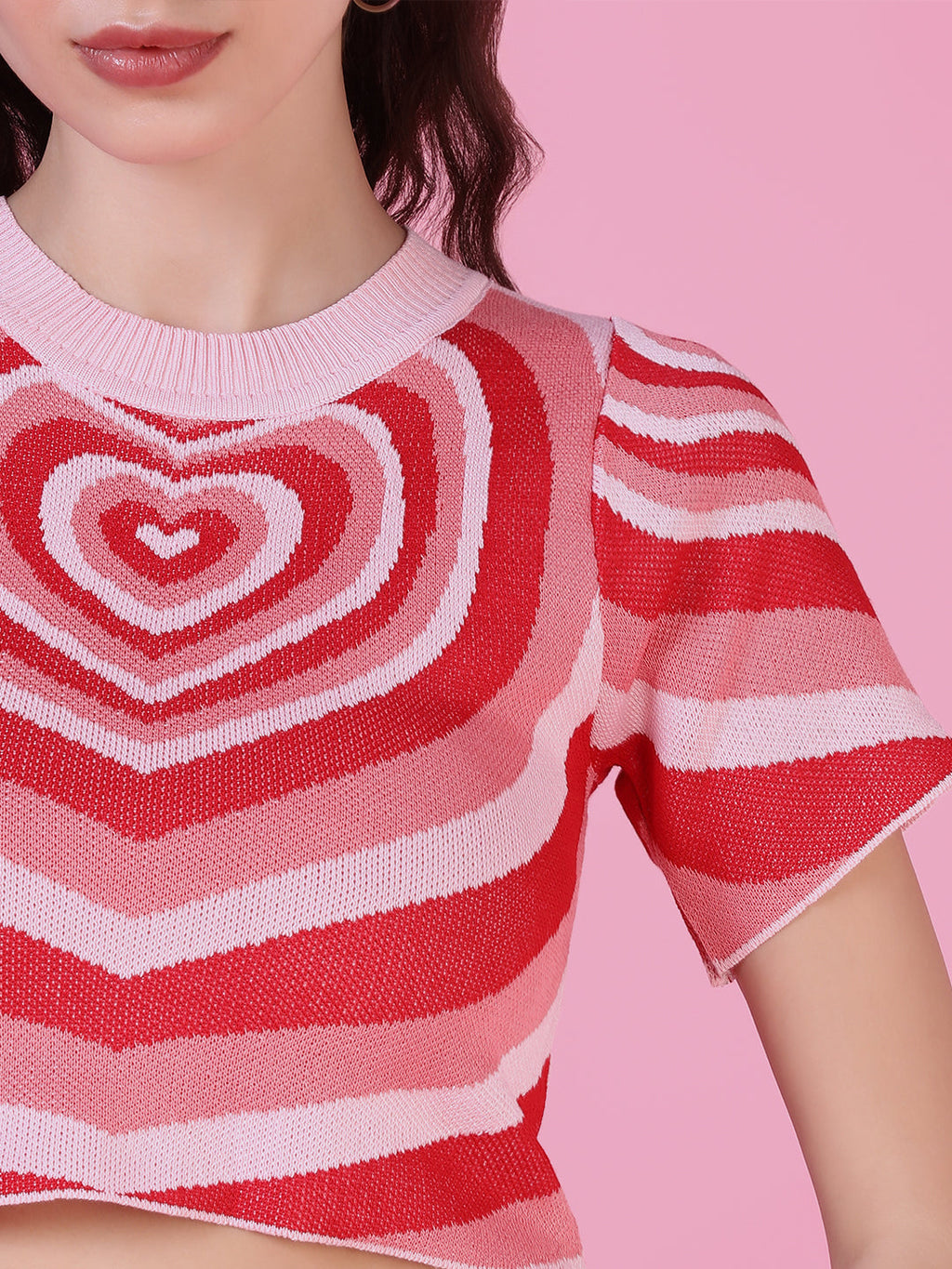 Women's Peach Crop Top