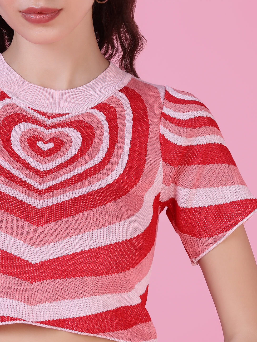 Women's Peach Crop Top