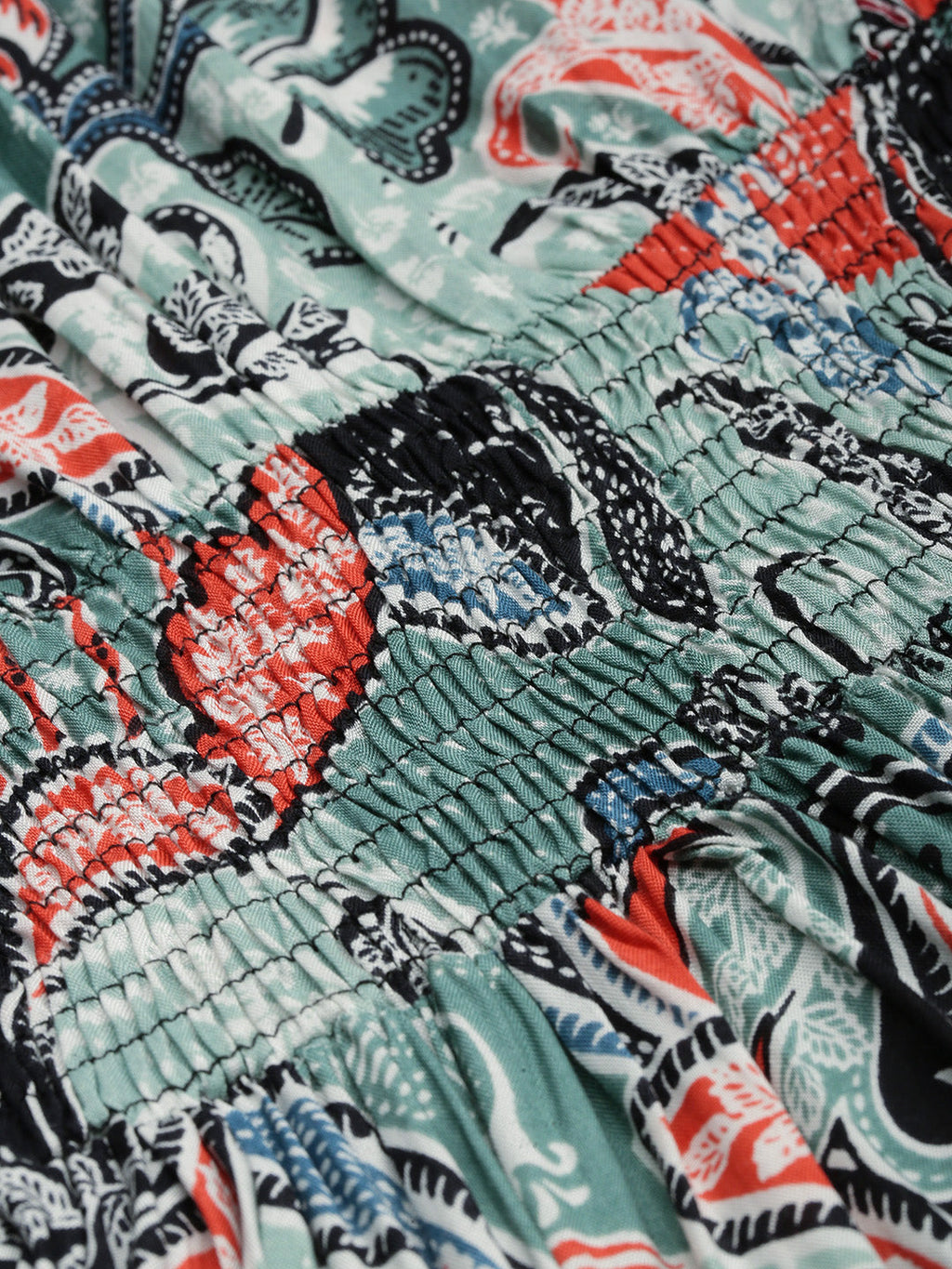 Women's Casual Printed Empire Multi Dress