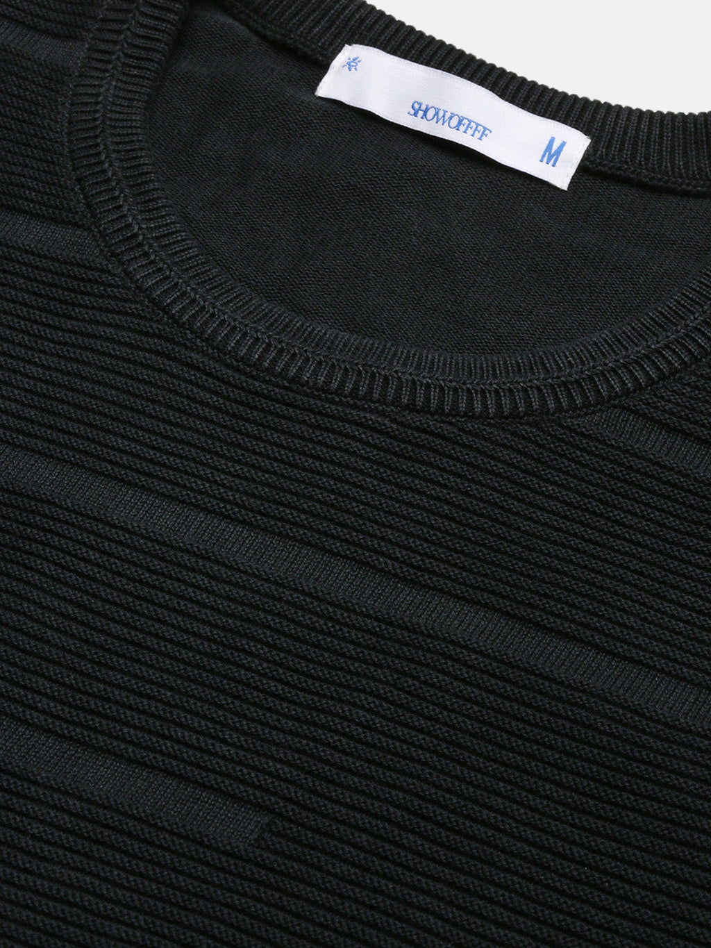 Men's Teal Cotton Colour blocked Pullover Sweater