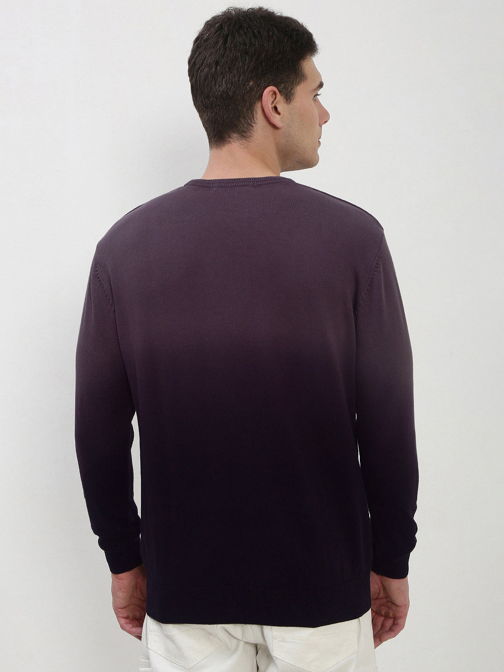 Men's Purple Ombre Sweater