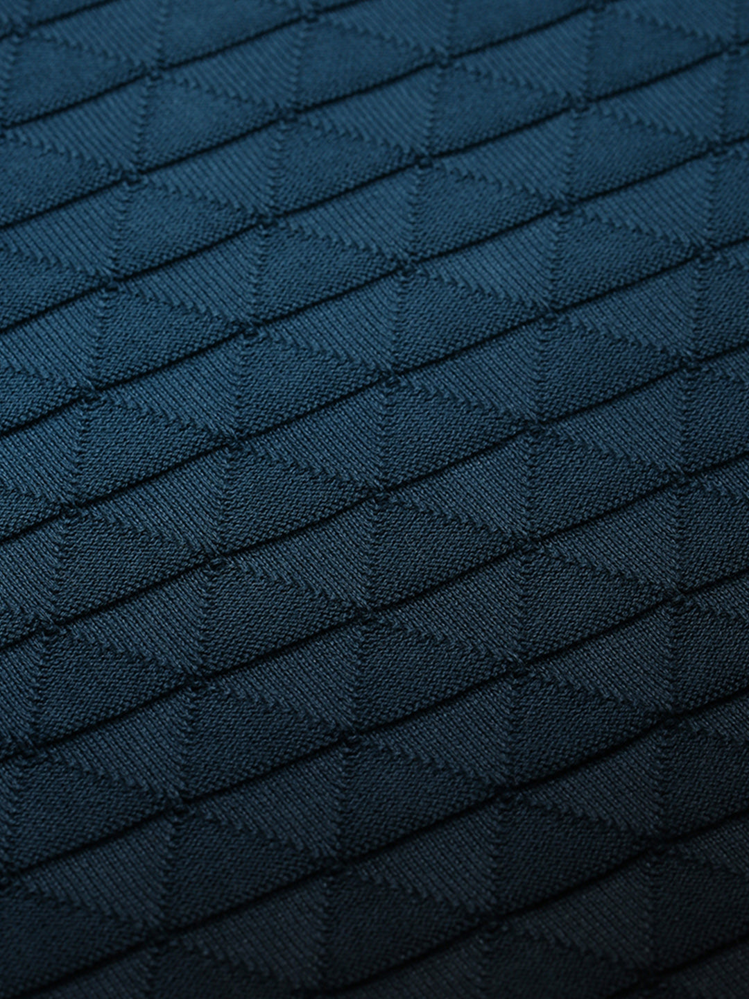 Men's Blue Ombre Textured Sweater