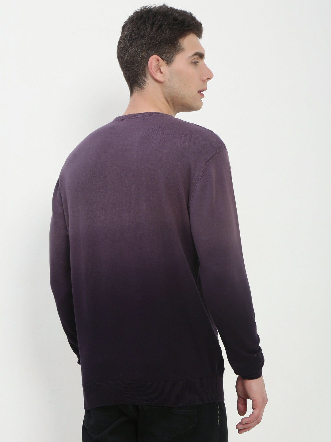 Men's Purple Ombre Sweater